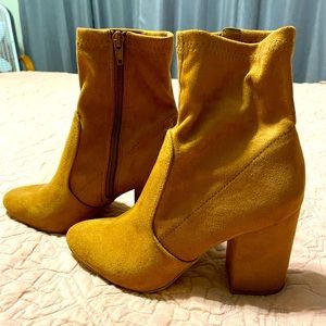 Madden Girl booties w 3 inch heel. Worn once